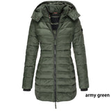 Mid-length Slim-fit Quilted Jacket