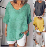 Loose Short Sleeves T-shirt Women Summer Tops