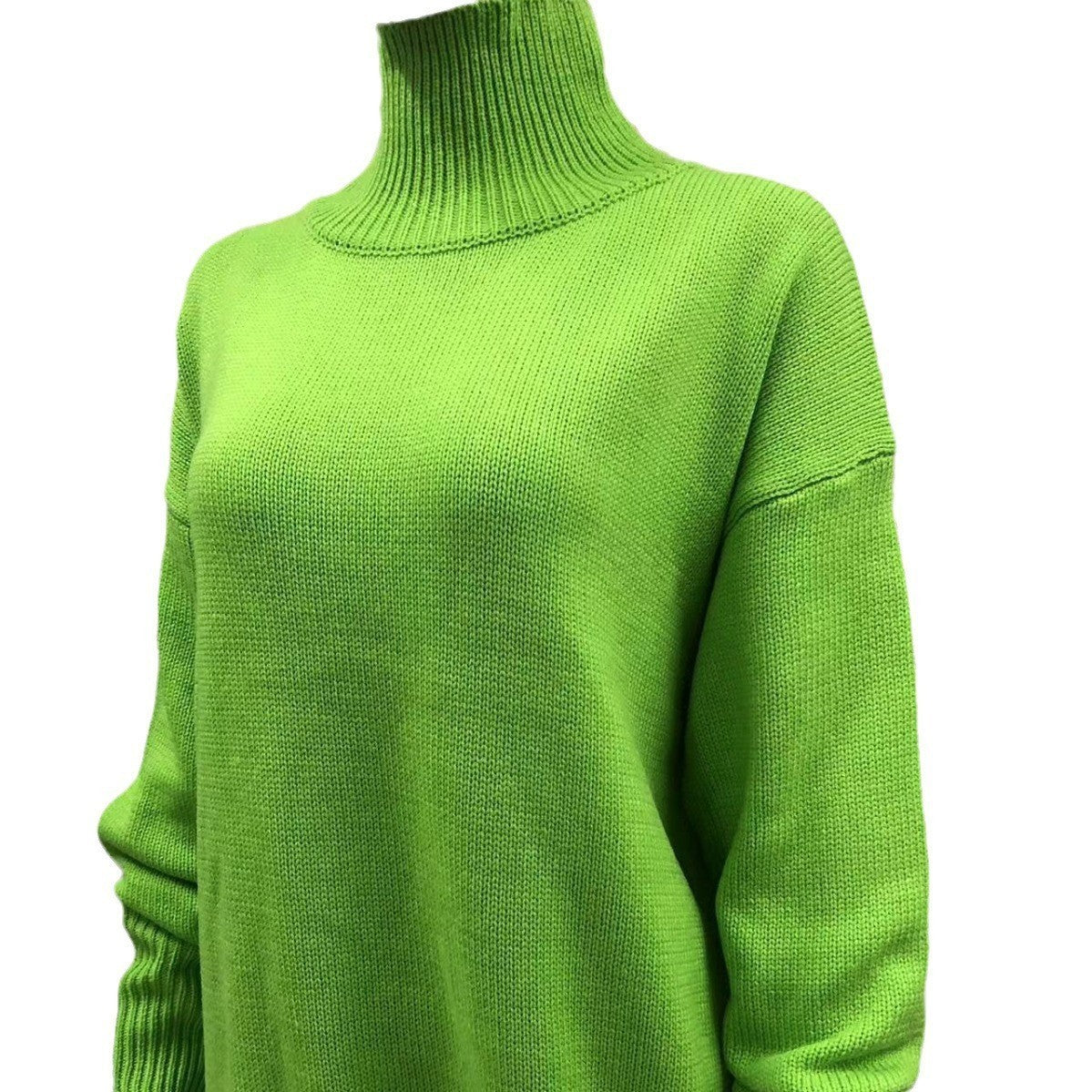 Women's Long-sleeved Pullover Solid Color Sweater