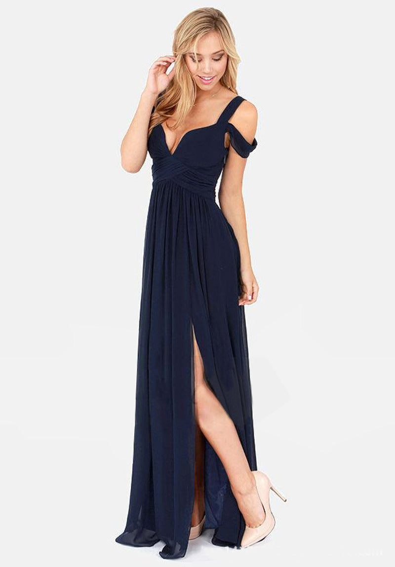 Elegant Greek Style Pleated Dress