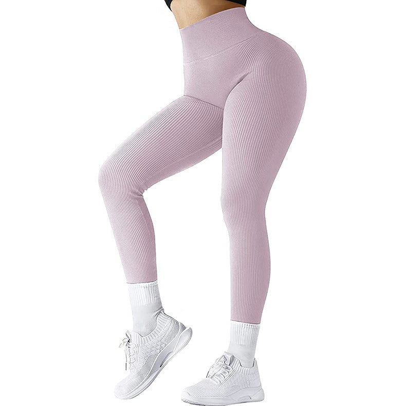 High waist seamless leggings for women, perfect for yoga, running, and fitness activities.