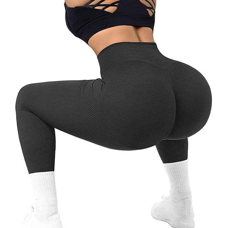 High waist seamless leggings for women, perfect for yoga, running, and fitness activities.