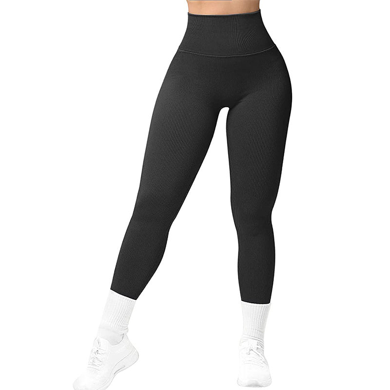 High waist seamless leggings for women, perfect for yoga, running, and fitness activities.