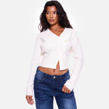 Women's Top Button Cardigan Sweater