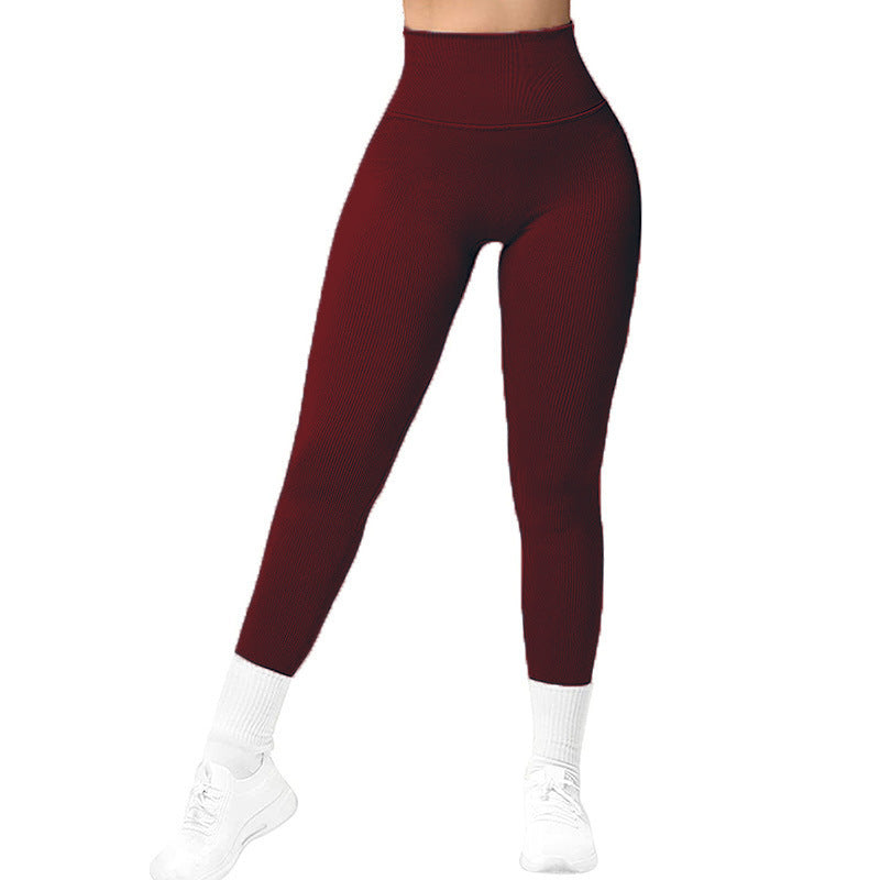 High waist seamless leggings for women, perfect for yoga, running, and fitness activities.