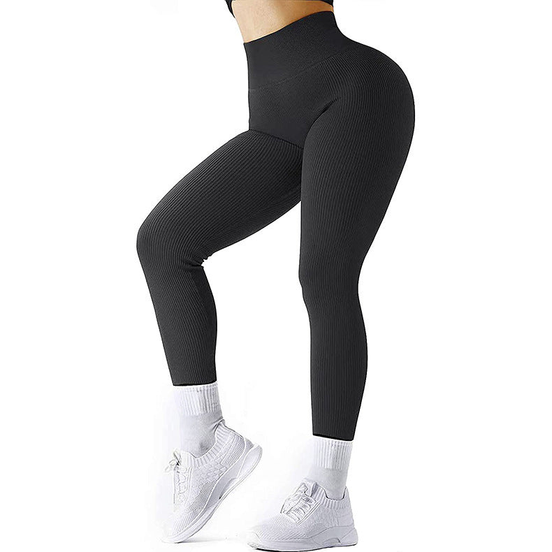 High waist seamless leggings for women, perfect for yoga, running, and fitness activities.