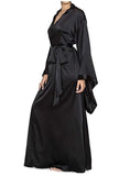 Fashion Nightwear One-piece Satin Bridesmaid Bathrobe